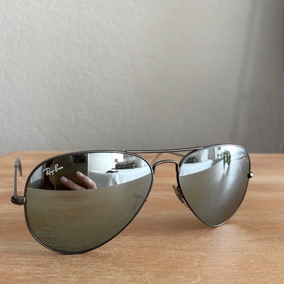 Ray Ban mirrored sunglasses